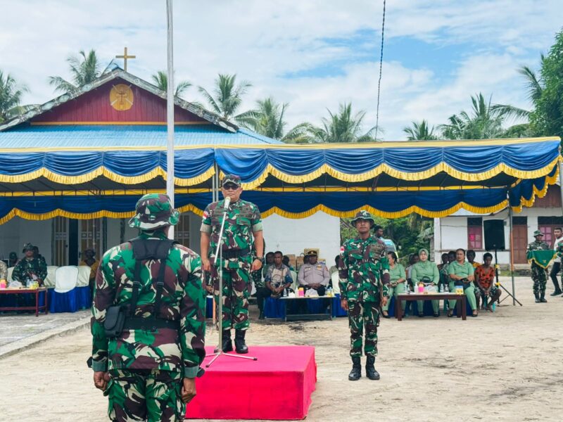 Program TMMD ke-122 Kodim 1704/Mappi resmi ditutup oleh Kolonel Inf Berlin Bronson Sitindaon, S. Sos.,M.Si.