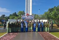 Kasdam XVIII/Kasuari, Brigjen TNI Yusuf Ragainaga, memimpin Ziarah Nasional yang dilaksanakan di Taman Makam Pahlawan Trikora, Manokwari