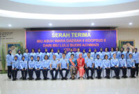 Serah Terima Ibu Asuh Wanita Angkatan Udara (Wara) Daerah ll Koopsud ll di Mako Koopsud ll, Makassar