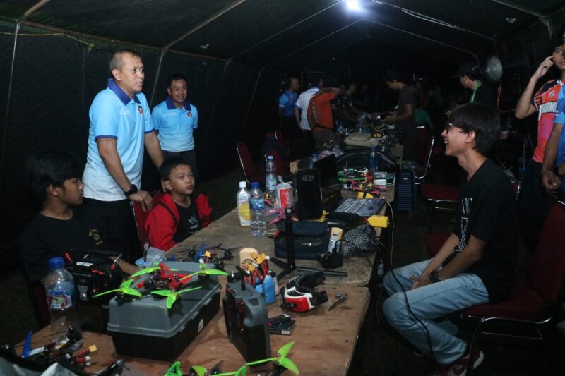 Open Tournament Drone dan Pylon Race Panglima TNI Cup dalam rangka memeriahkan HUT Ke-79 TNI Tahun 2024