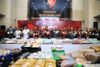 Kabareskrim Polri Komjen Wahyu Widada dalam konferensi Pers di Lobi Gedung Awaloedin Djamin, Bareskrim, Jakarta