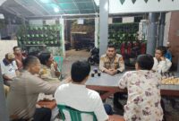 Polsek Kawasan Kali Baru Polres Pelabuhan Tanjung Priok menggelar Ngopi Kamtibmas, bertempat di Balai Warga RW 10