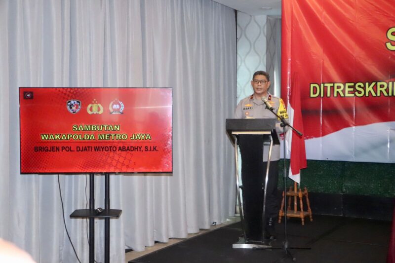 Wakapolda Metro Jaya Brigjen Pol Djati Wiyoto abadhy, membuka kegiatan Sertifikasi Penyidikan dan Penyidik Pembantu Polda Metro Jaya