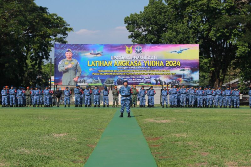 Sebanyak 22 personel Lanud Sultan Hasanuddin mengikuti Latihan Angkasa Yudha Tahun 2024 yang tergabung dalam Komando Tugas Gabungan Udara Bravo