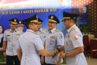 Upacara Serah Terima Jabatan (Sertijab) Danlanud I Gusti Ngurah Rai jajaran Komando Operasi Udara (Koopsud) II