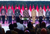 Rapat Koordinasi Nasional (Rakornas) Penyelenggaraan Pemerintah Pusat dan Pemerintah Daerah Tahun 2024 yang dibuka oleh Presiden RI Prabowo Subianto