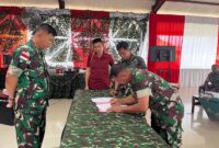 Rapat Anggota Luar Biasa (RALB) Primer Koperasi Kartika Oro Doro Enakoa yang dilaksanakan di Pendopo Darmawangsa, Makodim 1710/Mimika