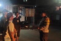 Bhabinkamtibmas Sunda Kelapa, Polsek Kawasan Sunda Kelapa, Aipda Wahyu P, melaksanakan sambang di wilayah Pelabuhan Sunda Kelapa