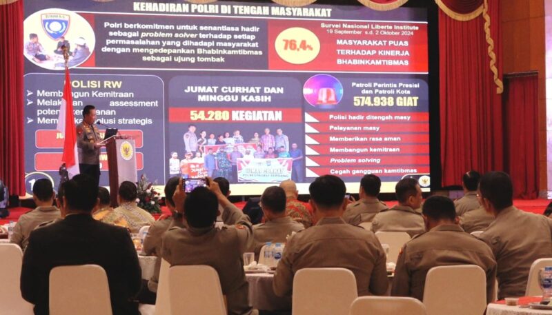 Kapolri Jenderal Pol Listyo Sigit Prabowo menyatakan komitmen untuk terus mengawal Asta Cita