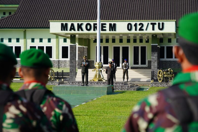 Korem 012/Teuku Umar menggelar Upacara Peringatan Hari Pahlawan ke-79 tahun 2024