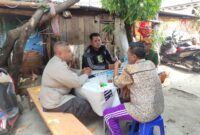 Bhabinkamtibmas Kawasan Muara Angke, Polsek Kawasan Sunda Kelapa, Aiptu Agus Subekti melalui sambang ke warga