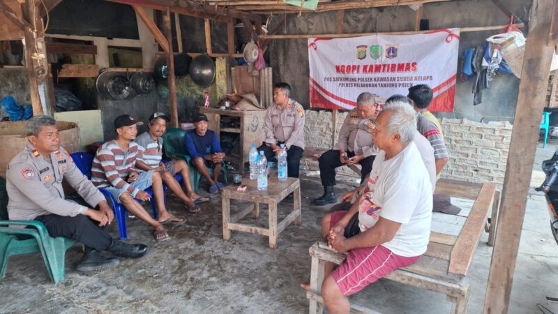 Polsek Kawasan Sunda Kelapa kembali mengadakan kegiatan Ngopi Kamtibmas di Pengelolaan Hasil Perikanan Tradisional