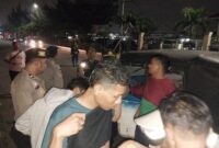Patroli rutin malam hari di sejumlah titik rawan Kamtibmas di wilayah dermaga Barat dan dermaga Timur Pelabuhan Muara Baru