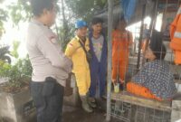 Iptu Nurhasim, Kanitbinpolmas Satbinmas Polres Pelabuhan Tanjung Priok melaksanakan sambang dialogis