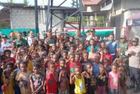 Komandan Kodim 1710/Mimika Letkol Inf M. Slamet Wijaya, S.Sos., M. Han., M.A. mendampingi Danrem 173/PVB Brigjen TNI Frits Wilem Rizard Pelamonia