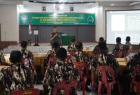 Korem 012/TU menggelar kegiatan pembinaan dan pemberdayaan Keluarga Besar TNI (KBT) pada Kamis (14/11/2024) di Aula Bhakti Gara Makorem 012/TU