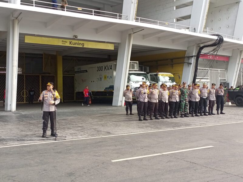 Polri mengerahkan 2.500 personel gabungan untuk mengamankan pertandingan timnas sepak bola Indonesia melawan Jepang