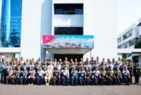 Kepala Pusat Pengkajian Strategis Penelitian dan Pengembangan (Kapusjianstralitbang) TNI Marsda TNI Jorry S. Koloay, S.I.P., M.Han., membuka Rapat Evaluasi