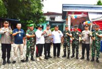 Panglima Komando Gabungan Wilayah Pertahanan I (Pangkogabwilhan I) Laksamana Madya TNI Rachmad Jayadi, M.Tr (Han) bersama Kapolda Kepulauan Riau