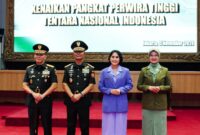 Kasum TNI Letjen TNI Richard Tampubolon mewakili Panglima TNI Jenderal TNI Agus Subiyanto memimpin acara Serah Terima Jabatan