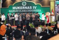 Panglima TNI Jenderal TNI Agus Subiyanto menghadiri acara Musyawarah Kerja Nasional (Mukernas) IV Majelis Ulama Indonesia (MUI)
