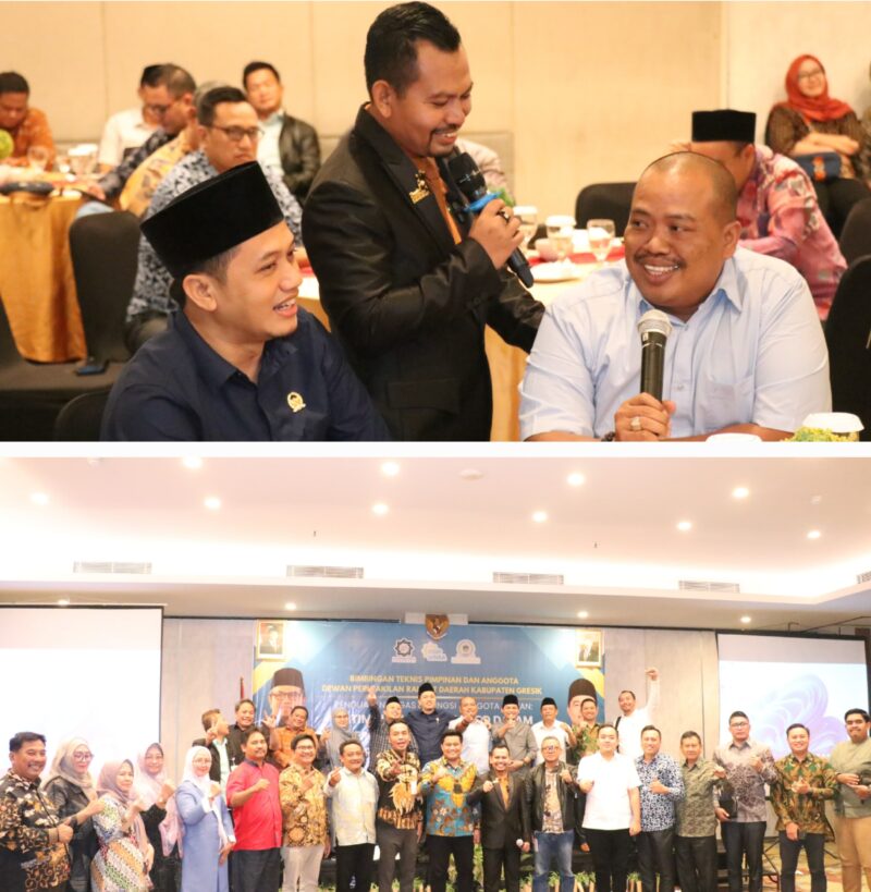 Ketut Abid Halimi, sebagai narasumber penutup dari rangkaian kegiatan Bimtek DPRD Kabupaten Gresik