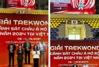 Tim Taekwondo Garuda Bhayangkara Presisi Polri membawa harum nama Indonesia di ajang Kejuaraan Taekwondo Polisi Terbuka 2024