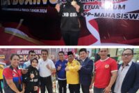 Bripda Fani berhasil meraih dua medali Emas, Juara 1 dalam kejuaraan nasional Kick Boxing 2024 dan Piala Bergilir