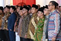 Panglima TNI Jenderal TNI Agus Subiyanto mendampingi Presiden RI Prabowo Subianto menghadiri Pembukaan Sidang Tanwir dan Resepsi Milad Ke-112 Muhammadiyah