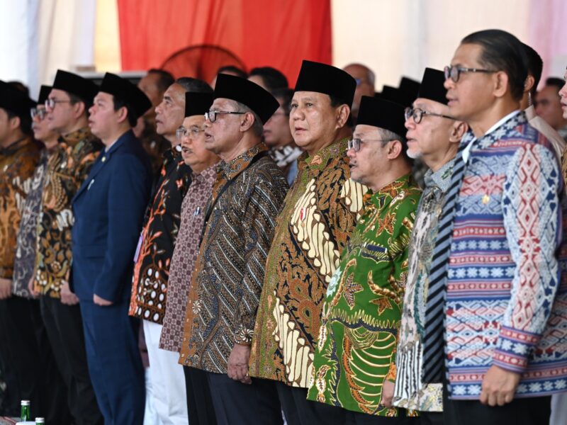 Panglima TNI Jenderal TNI Agus Subiyanto mendampingi Presiden RI Prabowo Subianto menghadiri Pembukaan Sidang Tanwir dan Resepsi Milad Ke-112 Muhammadiyah