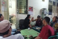 Aiptu Setiyono juga menyampaikan imbauan Kamtibmas kepada petugas Siskamling