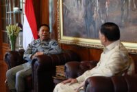 Kepala Badan Keamanan Laut Republik Indonesia (Bakamla RI), Laksamana Madya TNI Dr. Irvansyah, S.H., M.Tr.Ospla., melaksanakan kunjungan kehormatan