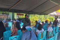 Kodim 1710/Mimika menyelenggarakan kegiatan bakti sosial pembuatan layanan dokumen Administrasi Induk (Adminduk)