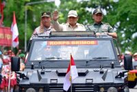 Panglima TNI Jenderal TNI Agus Subiyanto menghadiri Apel Kepala Satuan Wilayah (Kasatwil) Polri 2024