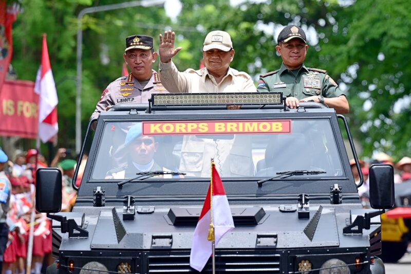 Panglima TNI Jenderal TNI Agus Subiyanto menghadiri Apel Kepala Satuan Wilayah (Kasatwil) Polri 2024