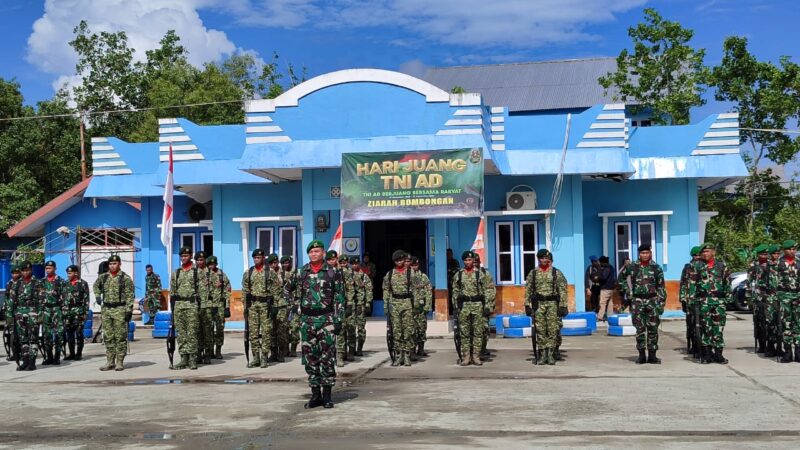 Kodim 1710/Mimika bersama satuan TNI se-Garnisun Timika laksanakan kegiatan ziarah rombongan tabur bunga, bertempat di Pelabuhan Perikanan Kampung Pomako