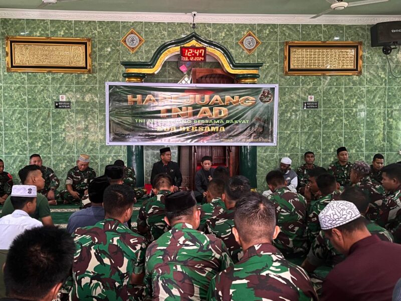 Dalam rangka memperingati Hari Juang TNI AD Tahun 2024, Kodim 1710/Mimika menggelar kegiatan doa bersama