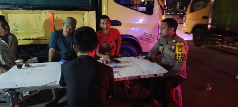 Polsek Muara Baru Polres Pelabuhan Tanjung Priok melaksanakan kegiatan sambang Kamtibmas