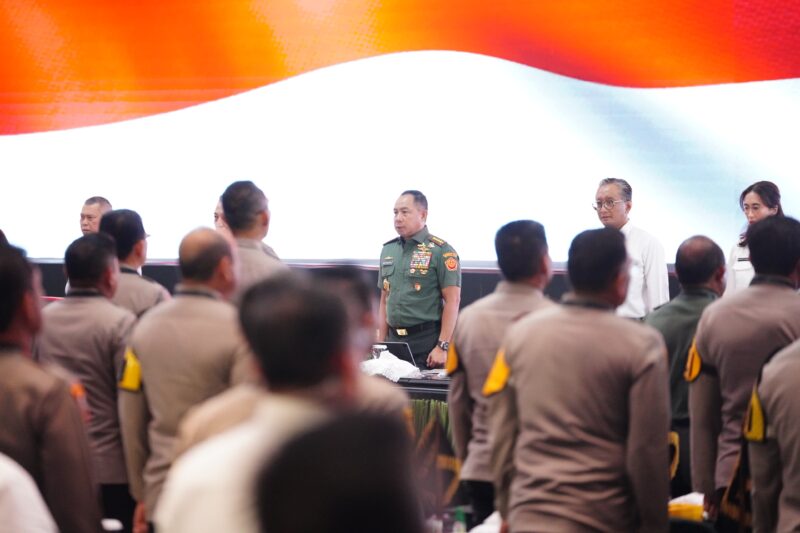Panglima TNI menghadiri Rakor Lintas Sektoral kesiapan Operasi Lilin 2024 dalam rangka Pengamanan Natal 2024 dan Tahun Baru 2025