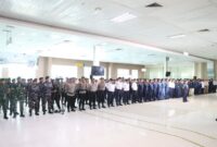 Kapolres Pelabuhan Tanjung Priok AKBP Indrawienny Panjiyoga, S.H., S.I.K., menghadiri Apel Siaga Pembukaan Posko Terpadu Penyelenggaraan Angkutan Laut Natal 2024 dan Tahun Baru 2025