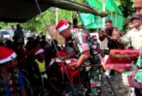 Dandim 1710/Mimika Letkol Inf M. Slamet Wijaya, S.Sos., M.Han., M.A. menyelenggarakan kegiatan Bakti Sosial dalam rangka HUT Kodim 1710/Mimika