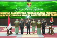 Mayjen TNI Windiyatno resmi menjabat sebagai Pangdam XIV/Hasanuddin, menggantikan Mayjen TNI Bobby Rinal Makmun
