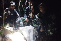 Satuan Tugas Pengamanan Perbatasan Republik Indonesia-Malaysia (Satgas Pamtas RI-Mly) Yonzipur 8/SMG berhasil menggagalkan upaya penyelundupan