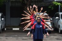 Peringatan Hari Ulang Tahun (HUT) ke-19, Bakamla RI turut menggelar Lomba Senam Garda Laut Indonesia