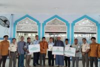 Badan Amil Zakat Nasional (Baznas) Kabupaten Maros hari ini melakukan penyerahan donasi sukarela