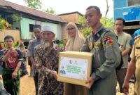 Lanud Sultan Hasanuddin kembali memberikan bantuan berupa Sembako kepada masyarakat yang terdampak banjir di Kabupaten Maros