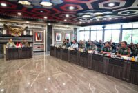 Panglima TNI Jenderal TNI Agus Subiyanto menerima kunjungan kehormatan Kepala Staf Gabungan Angkatan Bersenjata Republik Rakyat Tiongkok