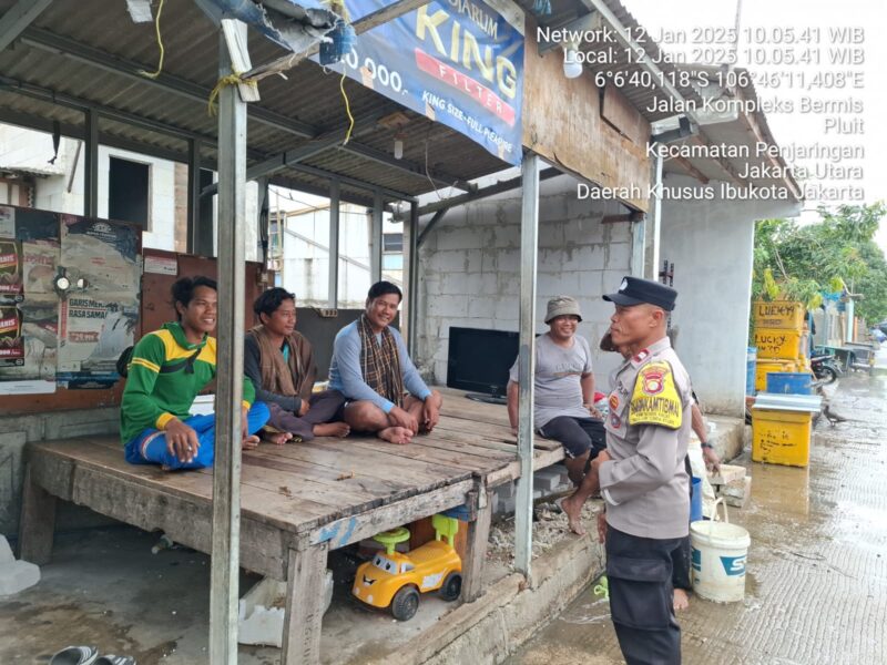 Aiptu Setiyono juga menyampaikan imbauan Kamtibmas kepada warga dan mengingatkan