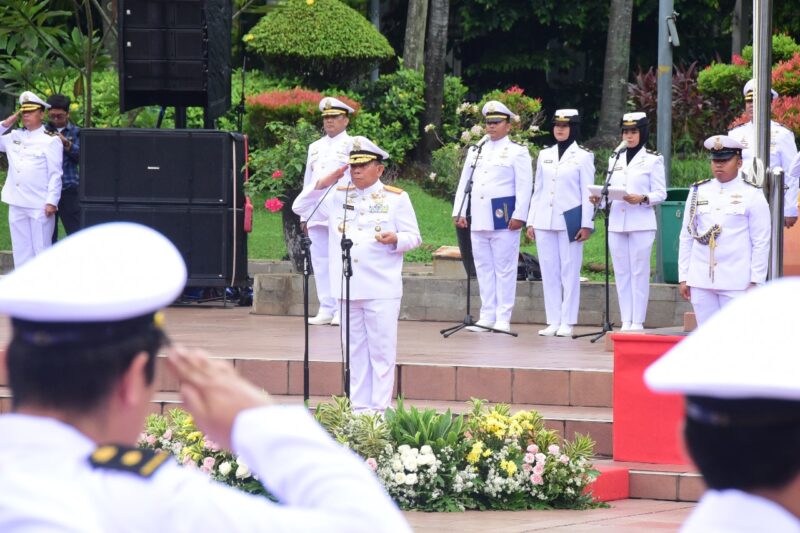 Badan Keamanan Laut Republik Indonesia (Bakamla RI) memperingati Hari Ulang Tahun (HUT) ke-19 dengan penuh semangat