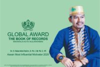 Motivator kelahiran Bali, Ketut Abid Halimi yang diakui atas dedikasi dan prestasinya di bidang motivasi dan pembangunan mental